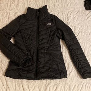 Black North Face puffer jacket size medium